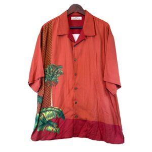 NWOT Tropical TOMMY BAHAMA Button Silk Shirt Size XL (BB0708)